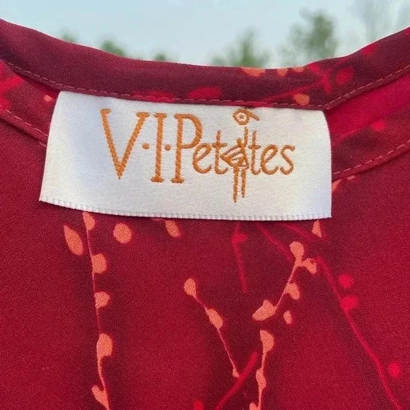 Red maxi dress tank style sleeveless lined sz 14 lined - Picture 4 of 11